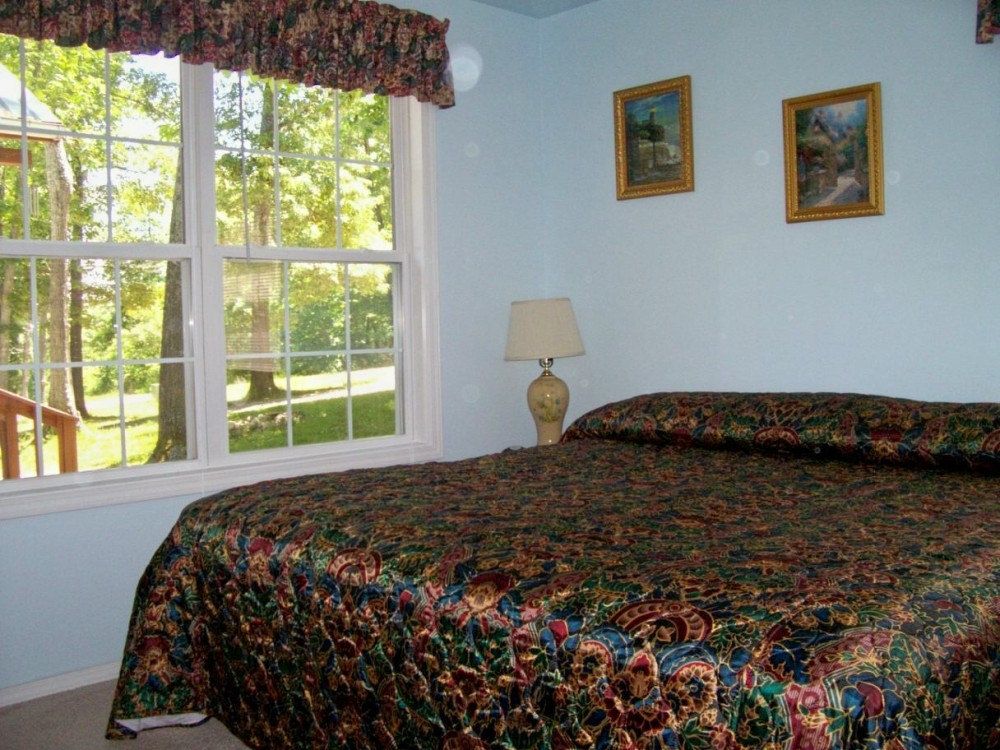 Ozark Retreat master bedroom