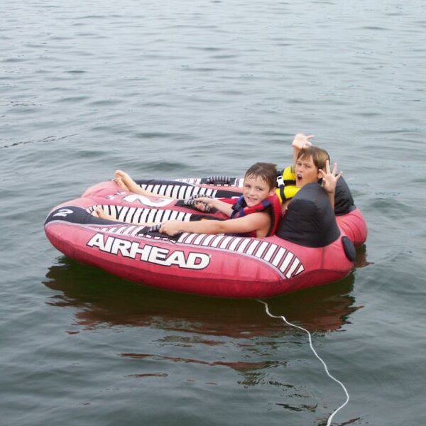 Tubing and watersports on the lake